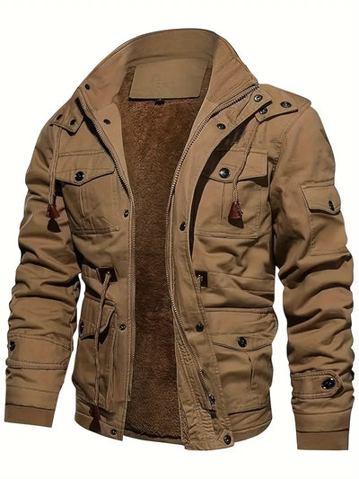 Logan Hooded Cargo Winterjacket