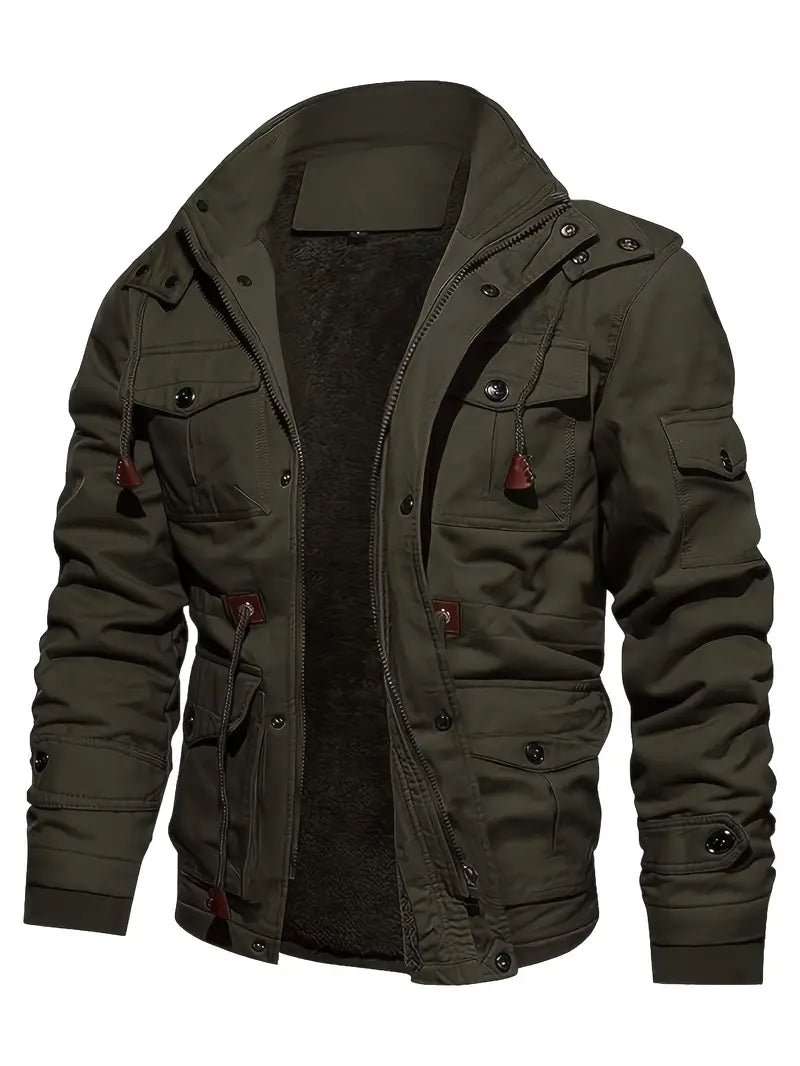 Logan Hooded Cargo Winterjacket