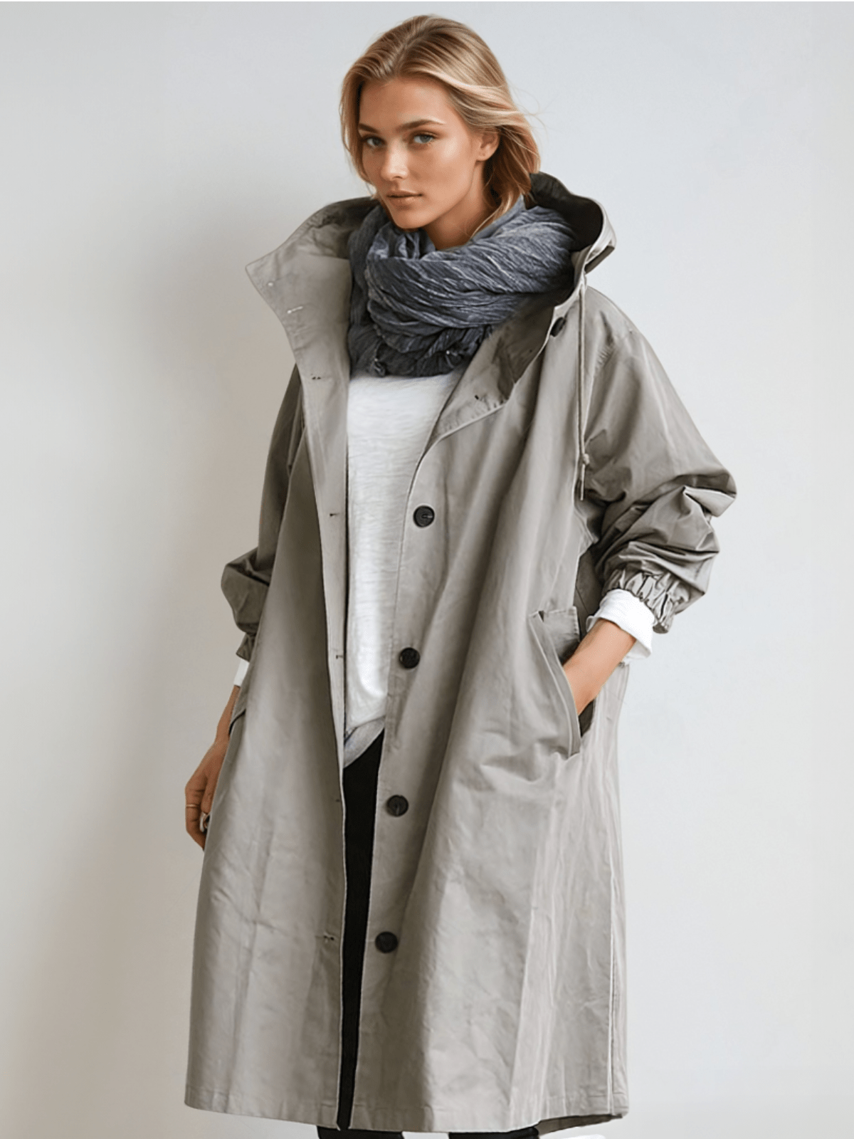 ELIZABETH - Water Repellent Trench Coat